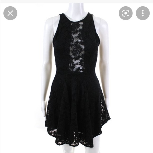 Lace Black Nightcap Dress sz 2 - Picture 1 of 3